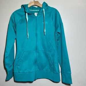 The north face women’s fleece lined zip up hoodie small